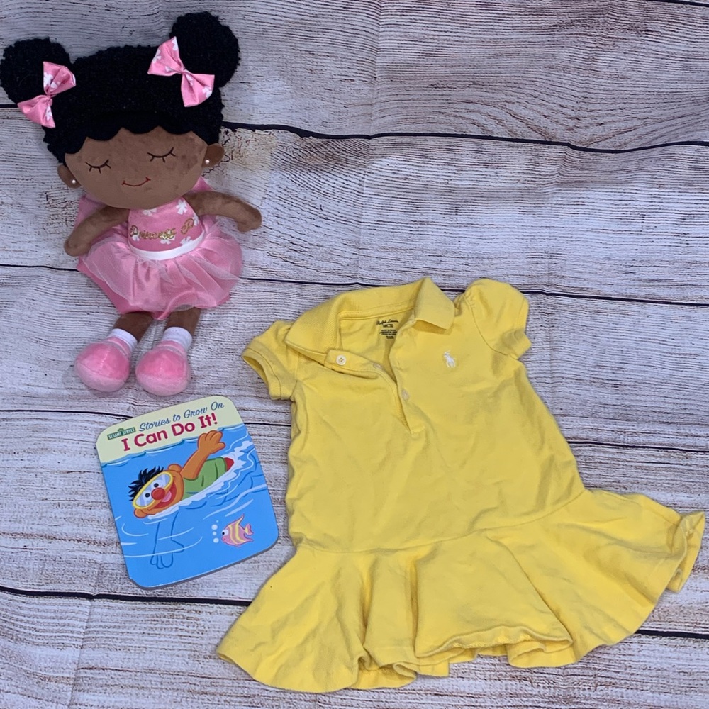 Polo Ralph Lauren Yellow Dress Size 6M